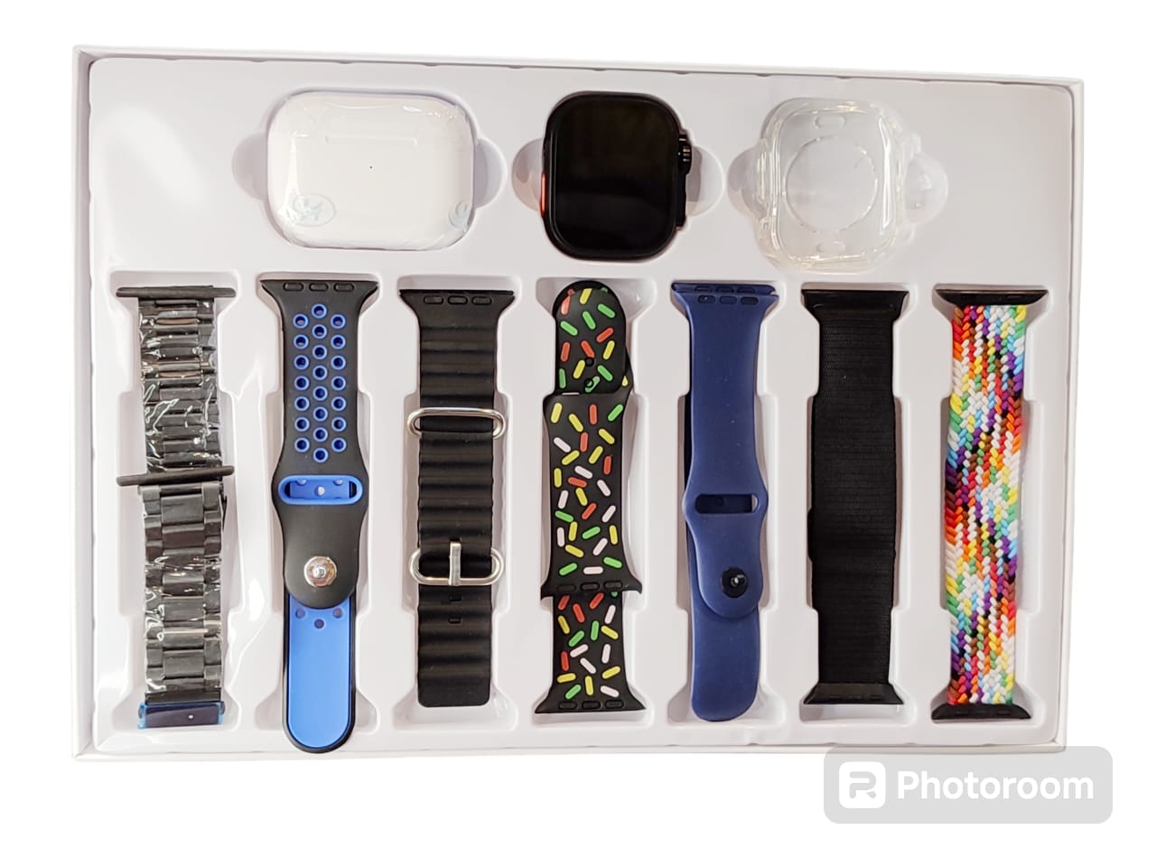 3 i20 10 in 1 Ultra Watch Set With Airpods - Image 4