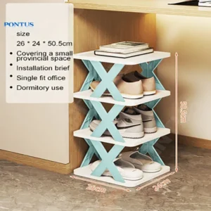 Stackable Shoe Rack - Space-Saving Organizer stackable shoe rack space saving organizer