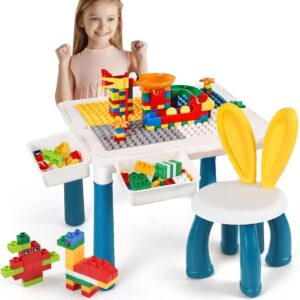 kids building blocks table set