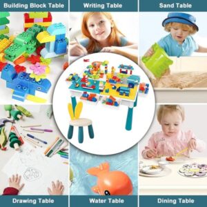 kids building blocks table set