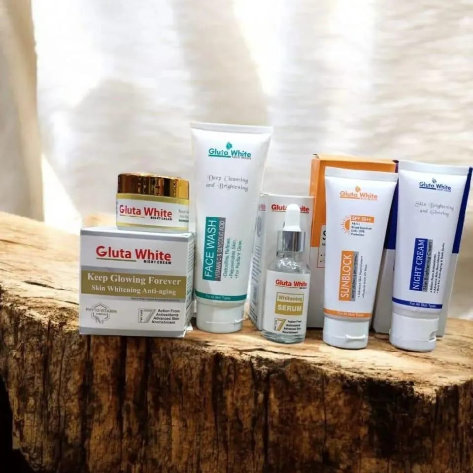 gluta white 5 in 1 skincare kit gluta white 5 in 1 skincare kit