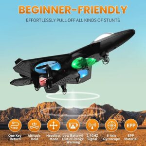 premium rc fighter jet plane 24g remote control foam airplane toy high speed glider stunt aircraft